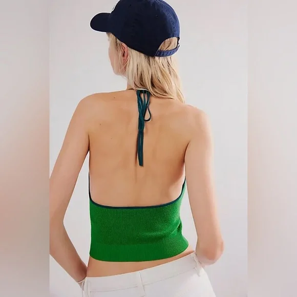 FREE PEOPLE Intimately Out And About Halter Top - Rolling
Hills Combo - Picture 3 of 10